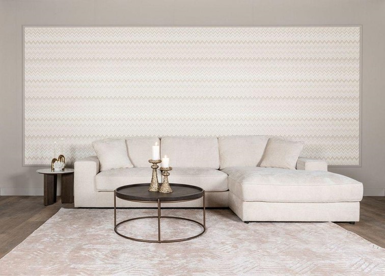 Stolik ZILLON Fi90cm Brązowy