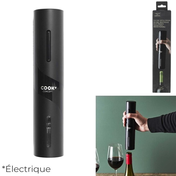 Elektryczny Otwieracz Do Butelek Czarny