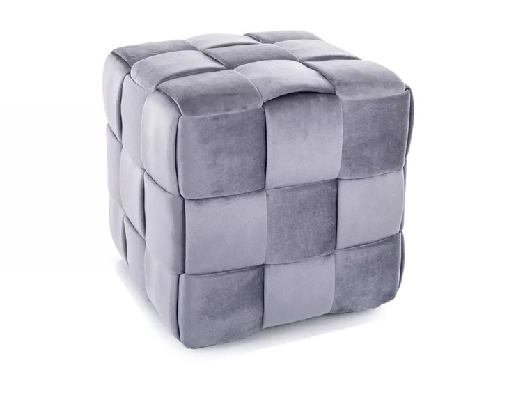 Puf CASEL Velvet Szary