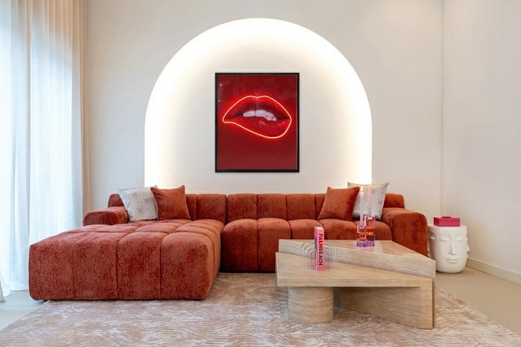 Zestaw Stolików Kawowych FICTUS Beżowy