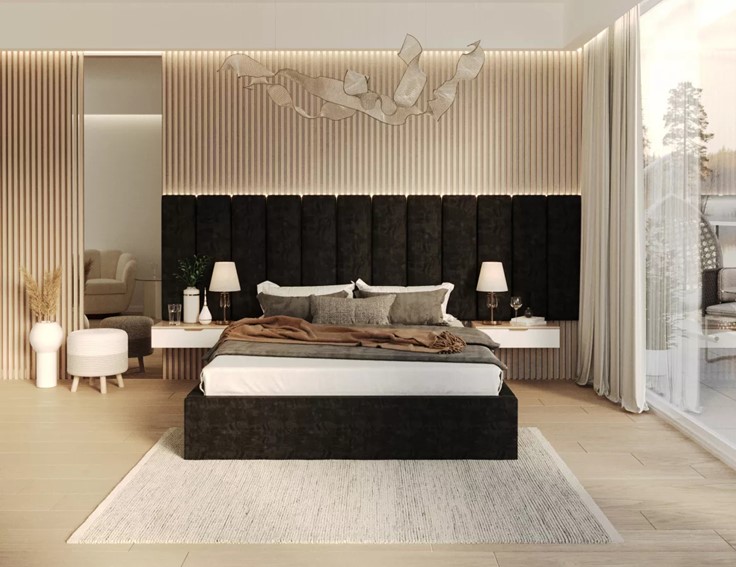 Łóżko Tapicerowane ORLANDO 90x200