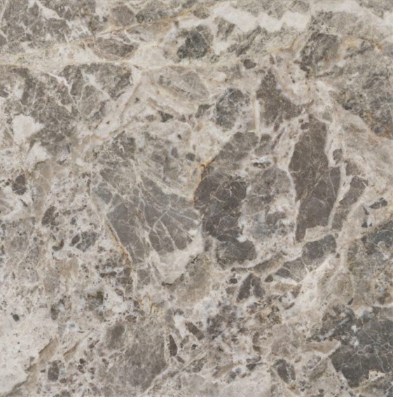 Stolik Kawowy PRUNUS fi80 Chrom/Szary Marmur