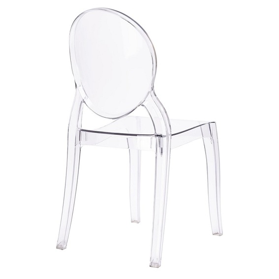 Krzesło ELIZABETH Poliwęglan Transparentne