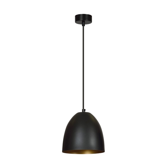 Lampa Wisząca LENOX 1 Czarny/Złoty