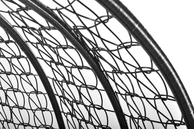 Fotel Wiszący BAHAMA Czarny/Szary