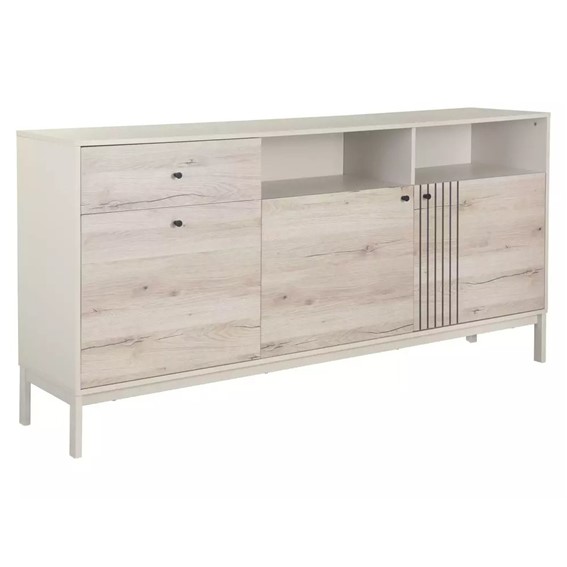 Komoda FROST K1 Biały/Dąb Alpejski