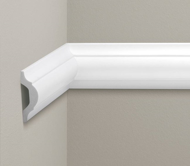 Listwa Naścienna Gładka LNG-16 240 cm Biały
