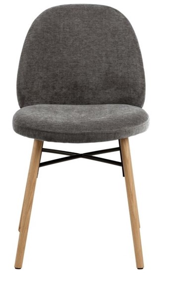 Krzesło SOPHIA Szary Ciemny/Dąb