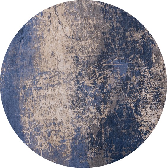 Dywan CRACKS Abyss Blue Round 8629 140x140 cm