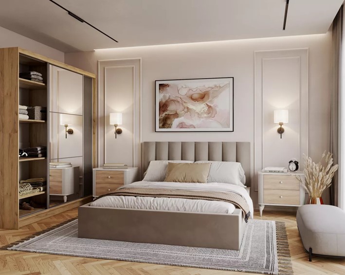 Łóżko Tapicerowane COLORADO 140x200