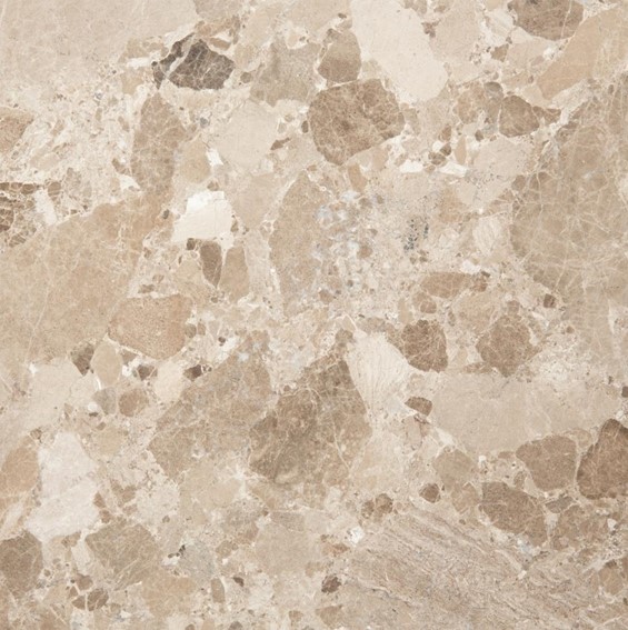 Stolik NAXOS fi50cm Marmur Brązowy