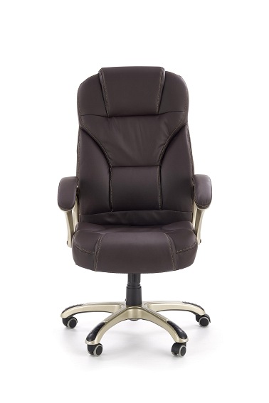 Fotel Gabinetowy DESMOND Ciemny Brąz