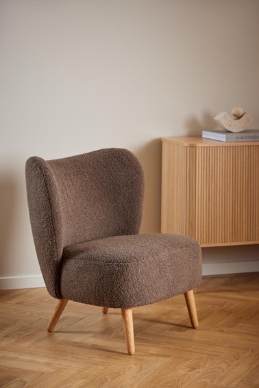 Fotel ELMONT Brązowy