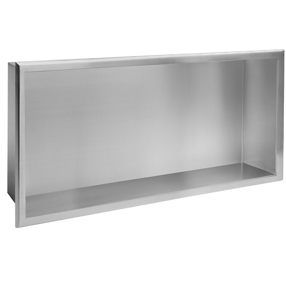 Półka Wnękowa Łazienkowa 03 30X60X10 Stal Szczotkowana