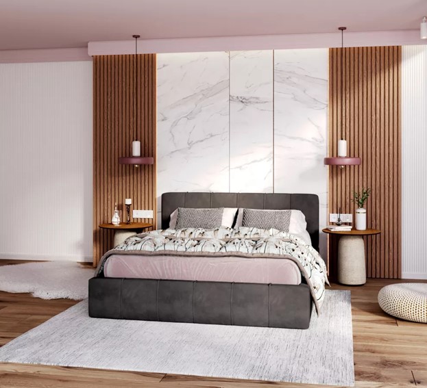 Łóżko Tapicerowane FLORIDA 90x200