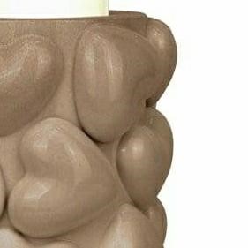 Świecznik ANNE HEARTS L Złoty