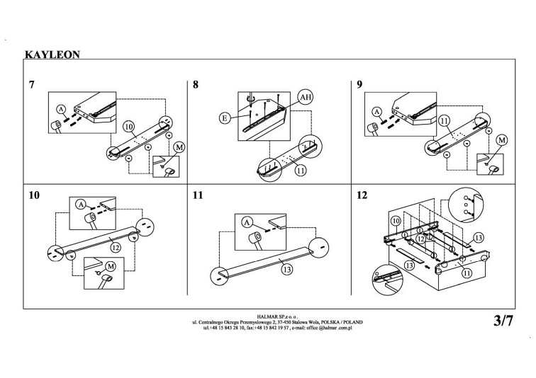 Łóżko z Szufladami Kayleon 165x217 Beżowy