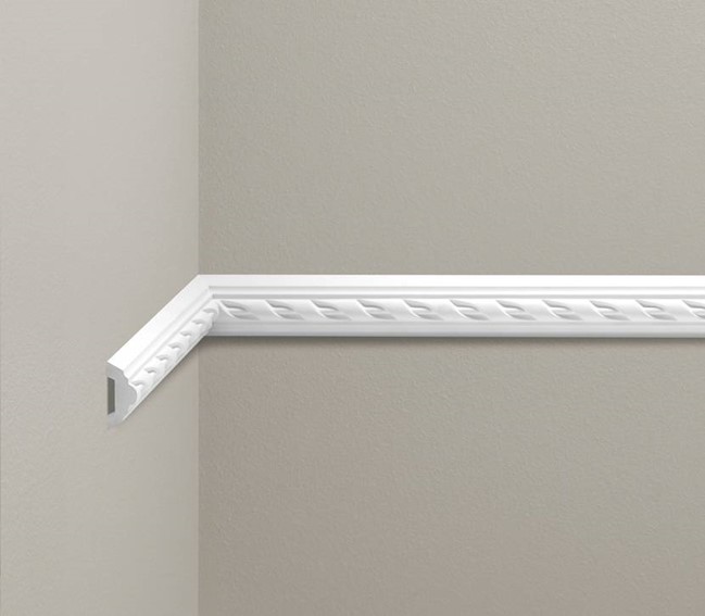 Listwa Naścienna Zdobiona LNZ-04 Flex 235 cm Biały