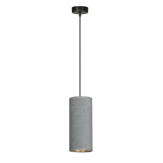 Lampa Wisząca BENTE 1 Czarny/Szary