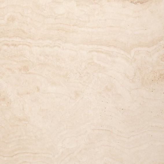 Stolik Kawowy PRUNUS fi80 Chrom/Trawertyn