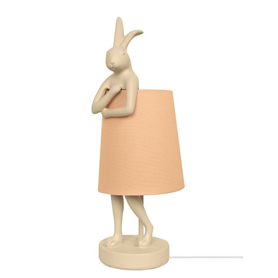 Lampa Stołowa RABBIT PEACH 50cm Brzoskwiniowy