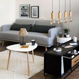 Stolik MILEO M 60x60cm Biały