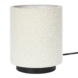 Lampa Stołowa z Kloszem BOUCLE Biały