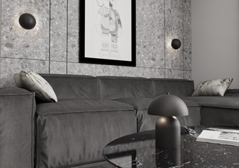 Lampa Stołowa MUSH LN2 Czarny