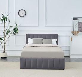 Łóżko Tapicerowane LT3-FX 120x200 Szary