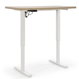Biurko B54 z Funkcją Regulacji Wysokości Dąb Artisan/Biały