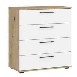 Komoda KM-1 FORMO Dąb Artisan/Biały