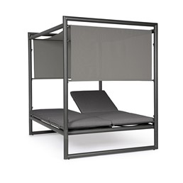 Łóżko Ogrodowe KONNOR Szary