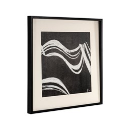 Obraz JOZY 80x80cm Biały/Czarny