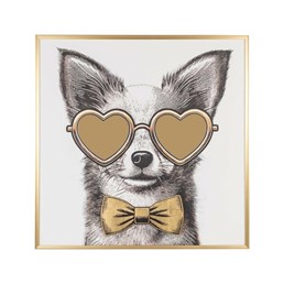 Obraz BODHY 100x100cm Złoty