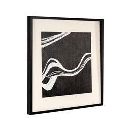 Obraz JOZRA 80x80cm Biały/Czarny