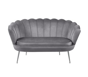 Sofa SF1-FX Szary/Chrom