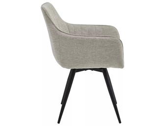 Krzesło BALLO Brego Jasny Beżowy/Czarny Mat