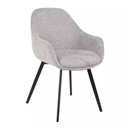 Krzesło VINTO Brego Szary/Czarny Mat