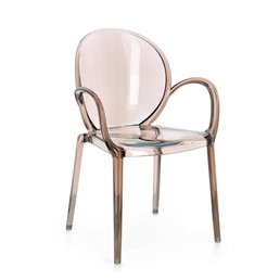 Krzesło Ogrodowe CAMILLA Brązowy