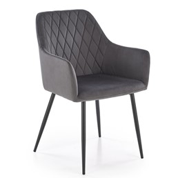 Krzesło K558 Popielaty/Czarny