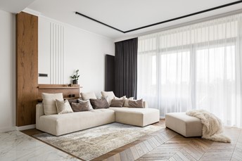 Dywan DECO RUGS Modern White 4519 160x230 cm Beżowy/Szary