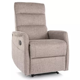 Fotel Rozkładany SOLON M Brego Beżowy/Czarny