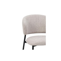 Krzesło PRISCA Czarny/Szary