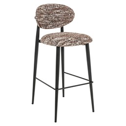 Krzesło Barowe DANTES Beżowy/Brązowy