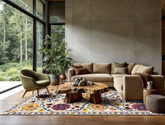 Dywan SUZANI ORIGINE 9728 140x200 cm Wielokolorowy