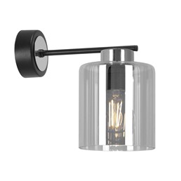 Kinkiet LUNA K-5528 Czarny/Grafitowy/Srebrny