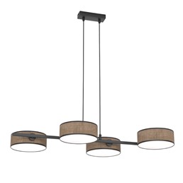 Lampa Wisząca DRUMZ 4 Brązowy