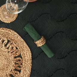 Zestaw 4 Obrączek na Serwetki Jutowe