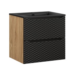 Zestaw Meblowy SKY 60cm Czarny Mat/Dąb Olejowany