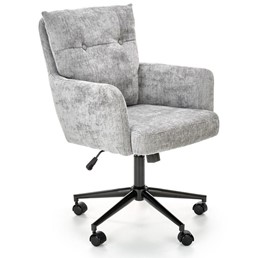 Fotel Obrotowy FLORES Jasny Popiel